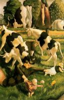 Stanley Spencer - Cows at Cookham